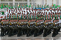 A military parade in Ashgabat.