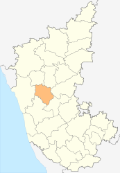 Haveri District - Carte