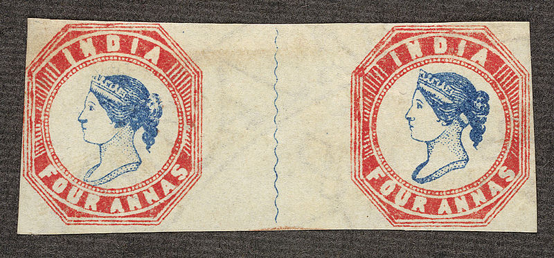 File:India fouranna blueandred1854.jpg