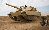 تانک ام۱ آبرامز ارتش عراق از سال [۲۰۱۵]
