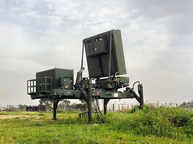 The EL/M-2084 active electronically scanned array scaled down derivative radar of the Iron Dome