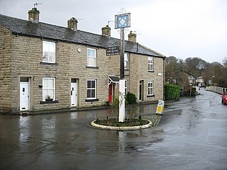 Irwell Vale village in United Kingdom