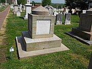 Adams's cenotaph at the Congressional Cemetery JQAdams QRc CC.JPG