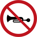 R34-1 Use of audible warning devices prohibited