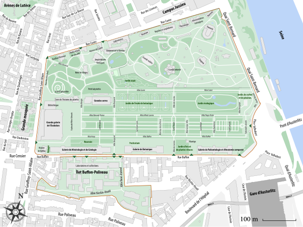 Jardin des plantes de Paris Jardin des plantes de Paris - OpenStreetMap 2020.svg