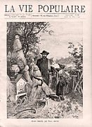 Paul Arène par Alfons Mucha en 1890.