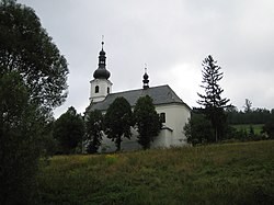 Kostel sv. Jana Nepomuckého v roce 2007.