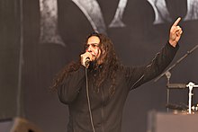 Maurizio Iacono in 2015 Kataklysm Rockharz 2015 01.jpg