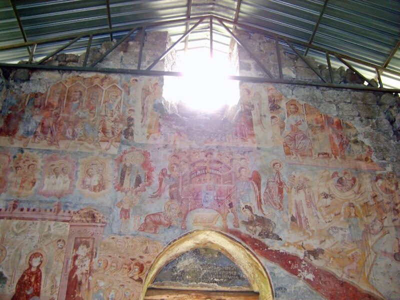 Fitxer:Kaymakli monastery Frescoes 4.JPG