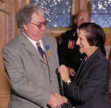 Jackson inducted as a Member of the Order of Australia New South Wales Governor, Prof Marie Bashir, 2004