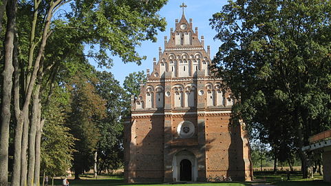 Holy Spirit church in Kodeń (Belarusian Gothic)