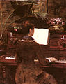 Au pianino (taxminan 1880)