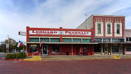 The Leonard Pharmacy in Leonard, Texas