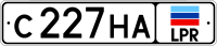 License plate in Lugansk People's Republic.svg