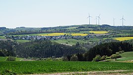 View from the east over the Aar valley to Lindschied