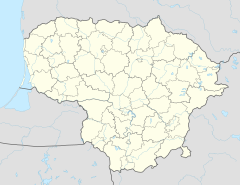 维尔纽斯隔都在立陶宛的位置