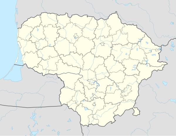 Mapa lokalizacji: Litwa