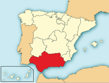 Description de l'image Localización de Andalucía.svg.