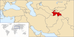 Lokaasje fan Tadzjikistan