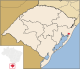 Locator map of Capivari do Sul in Rio Grande do Sul.svg