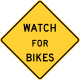 Zeichen W11-1--MD Achten auf Fahrräder (Maryland)