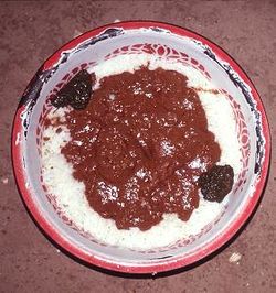 West African maafe or groundnut stew, prepared by a Senegalese cook. Mafe SN.JPG