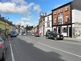 Ballybay Town in Ulster, Ireland