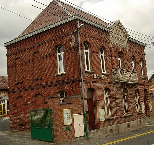 Ang Town Hall sa Saint-Vaast-En-Cambrésis