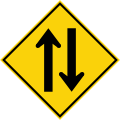 Two-way road