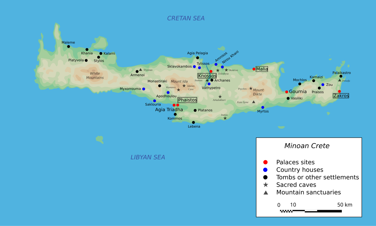 Is ancient Tenea in Greece one of the more important findings of the last years? 1280px-Map_Minoan_Crete-en.svg