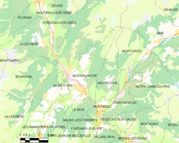 Aigueblanche - Localizazion