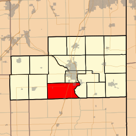 Locatie van Otto Township