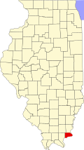 Map of Illinois highlighting Hardin County.svg