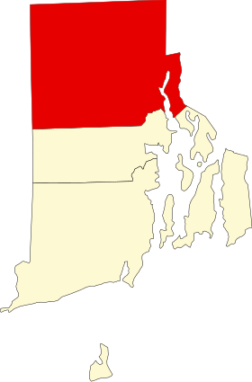 Localisation de Comté de Providence(Providence County)