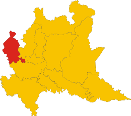 Provinsa de Vareise – Mappa