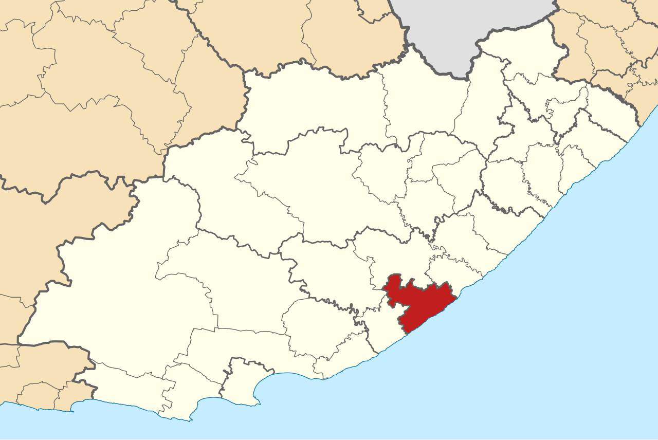 Bestand:Map of the Eastern Cape with Buffalo City highlighted (2016).svg -  Wikipedia