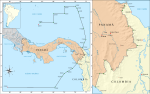 Miniatura per Frontera entre Colòmbia i Panamà