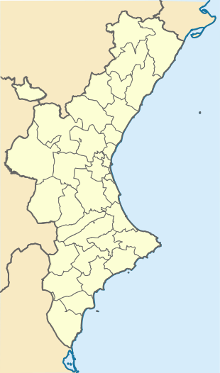 Batalla de Xest està situat en País Valencià