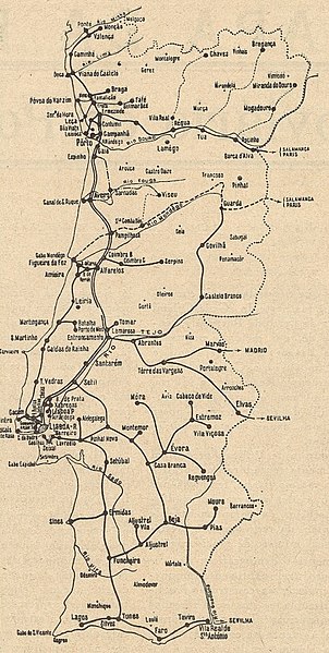 Ficheiro:Mapa rede CF Portugal - Gazeta CF 1369 1945.jpg