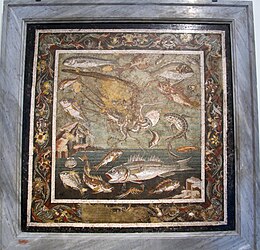 Marina avec du poisson, de la maison des Faun à Pompeii, 9997, 01.JPG