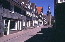 Marktstraße mit Pauluskirche