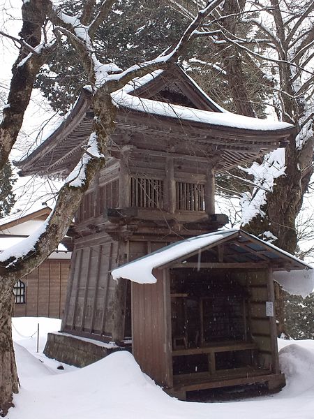 File:Matsunoo-dera Temple - Bell tower.jpg