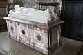 Carrara marble memorial in Cartmel Priory