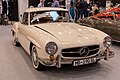 * Nomination: Mercedes-Benz 190 SL at Techno-Classica 2024, Essen --MB-one 09:34, 23 May 2024 (UTC) * Review In addition to the many small light reflections, which are often unavoidable in exhibitions, the lettering in the windshield and, above all, the barely definable light blue area bother me. For me the photo is not a quality image, but perhaps others will think otherwise. -- Spurzem 17:50, 23 May 2024 (UTC)