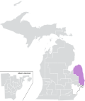 Thumbnail for Michigan's 25th Senate district