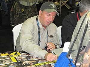 Tom Miranda at event signing