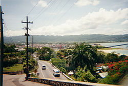 Pohled na Montego Bay od kopců