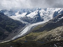 Morteratsch (right) and Pers (left) glaciers in 2005 Morteratsch- und Persgletscher.jpg
