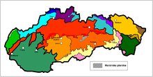 Die Muránska planina innerhalb der Geomorphologischen Einteilung der Slowakei