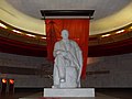 Monument of Lenin inside of his Museum in Gorki Leninskie, Russia.